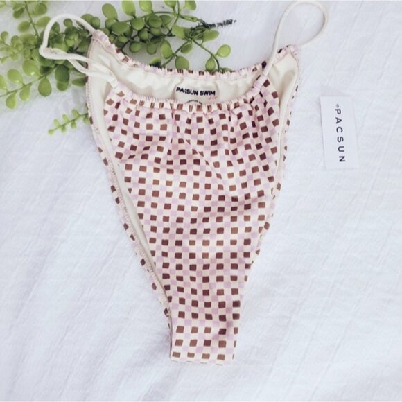 PACSUN "CLAIRE" Curtain Cheeky Bikini Bottom - Picture 7 of 8